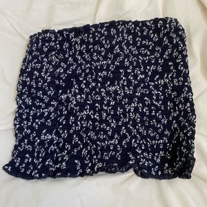 floral brandy tube top